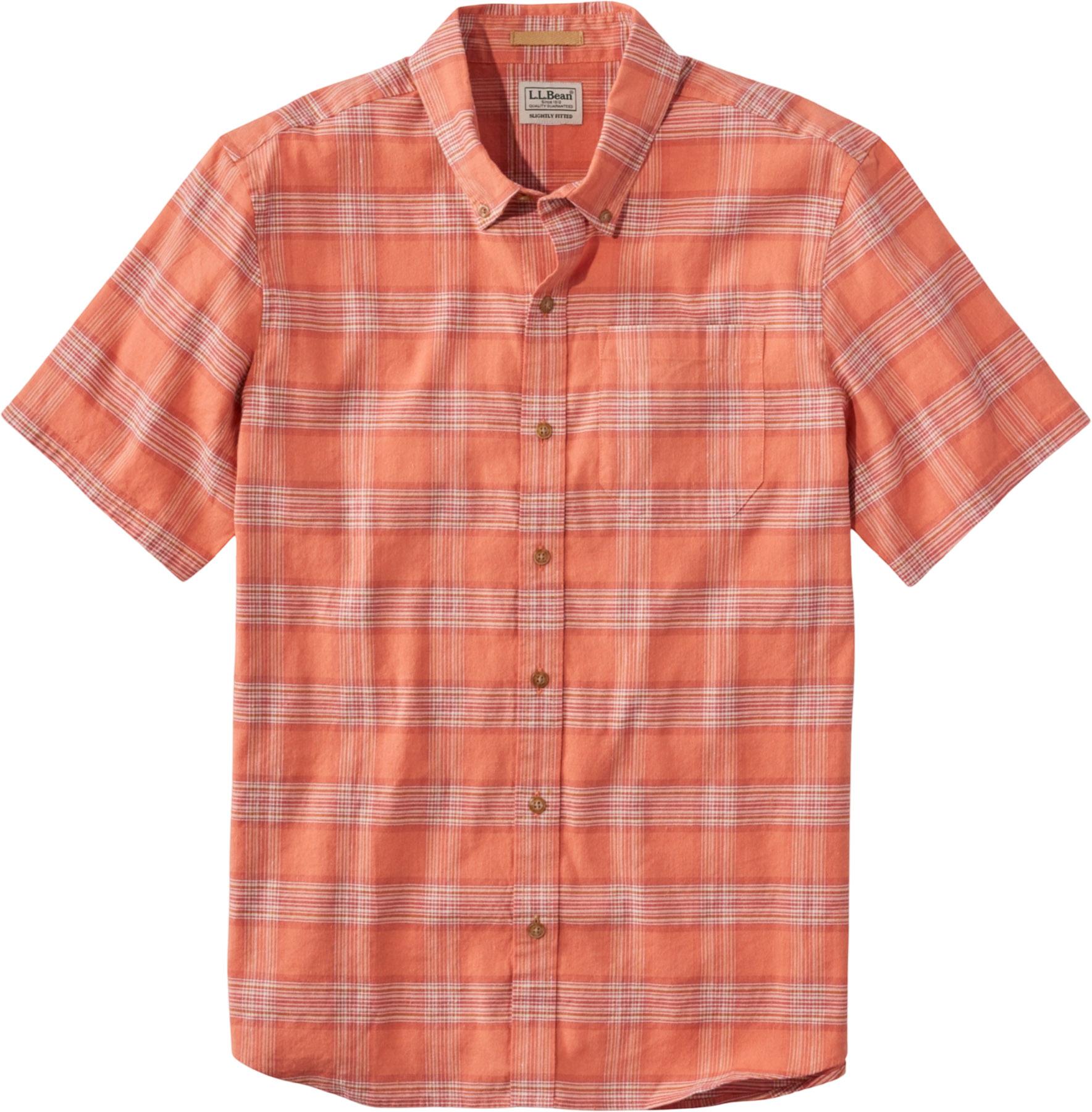 Product image for Chemise en chanvre à manches courtes légèrement ajustée coupe non rentrée Stonecoast - Homme