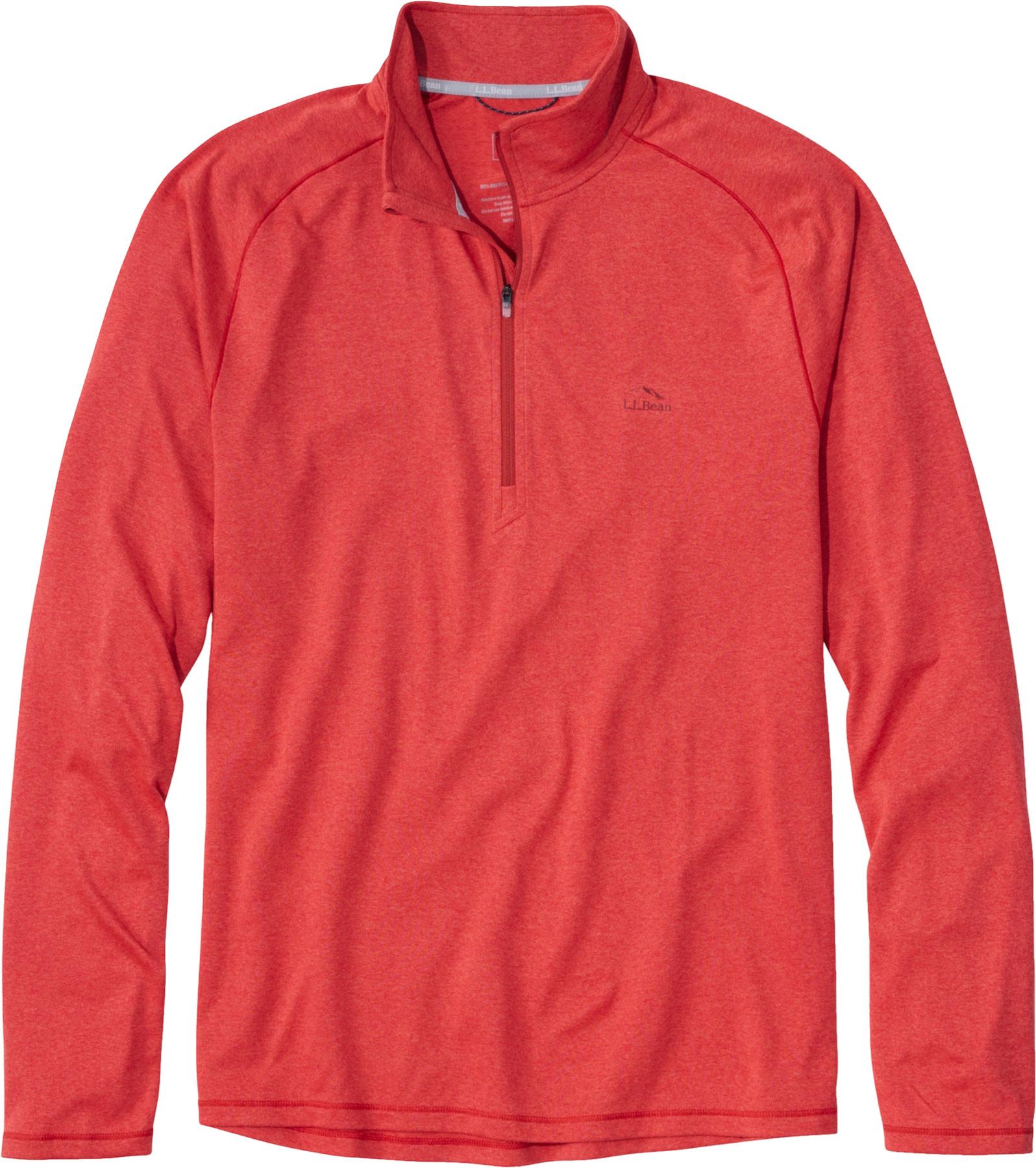 Product image for Bean's Access Trail Long Sleeve Quarter-Zip T-Shirt - Men's