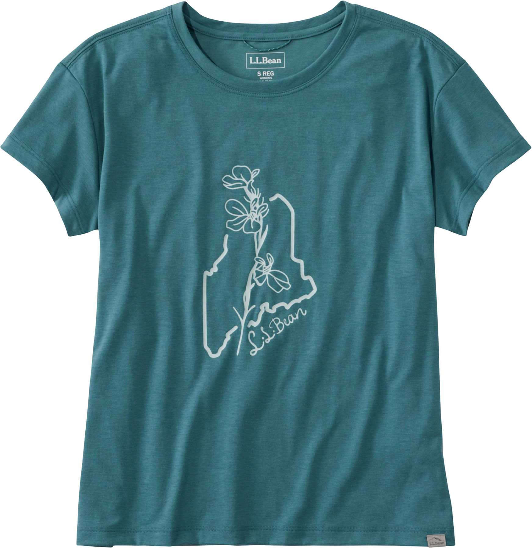 Storm Teal Mountain Floral