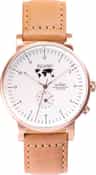 Colour: Rose Gold - White - Natural Leather