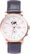Colour: Rose Gold - White - Navy Leather