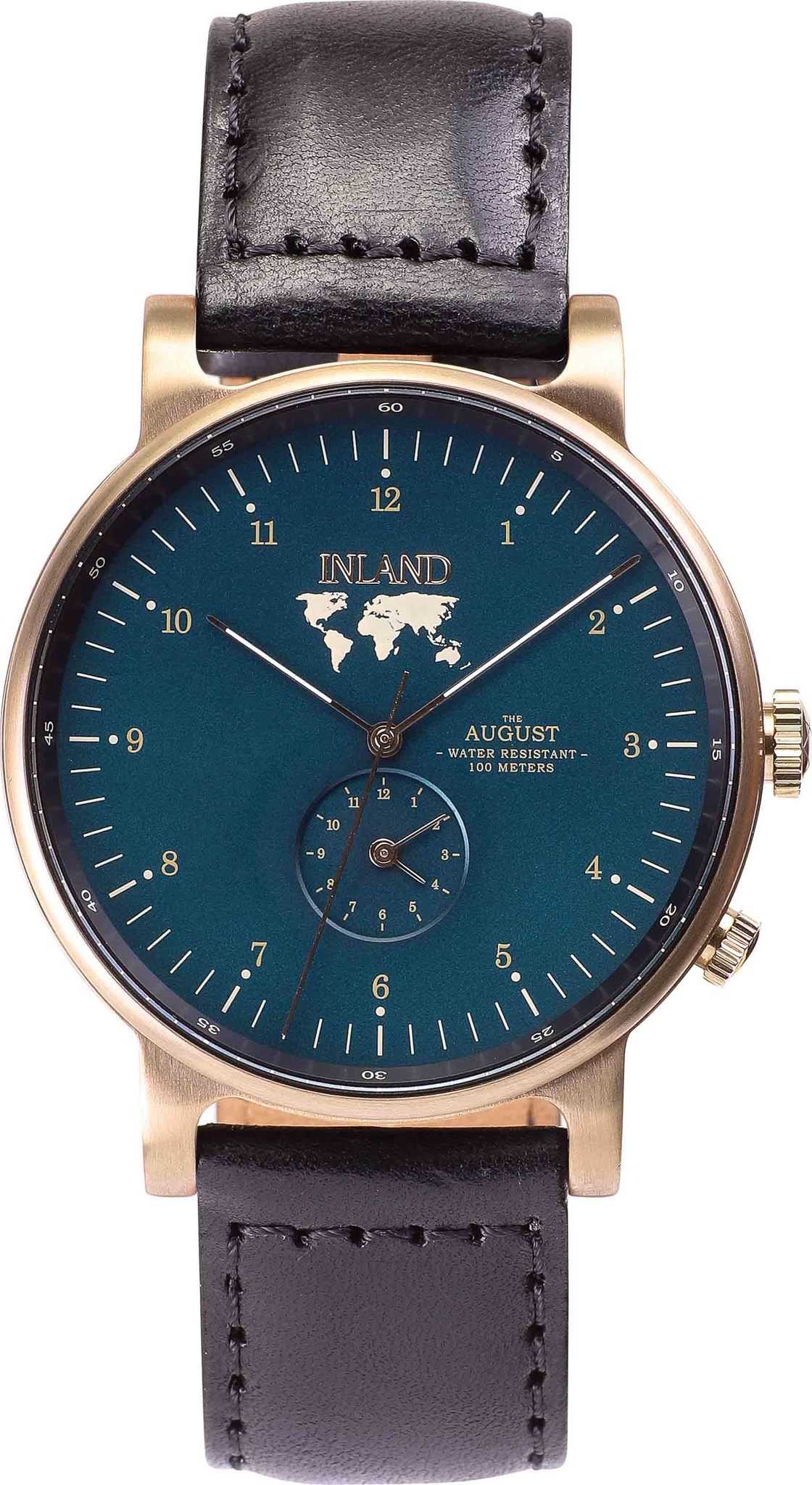 Antique Gold - Duck Green - Black Leather