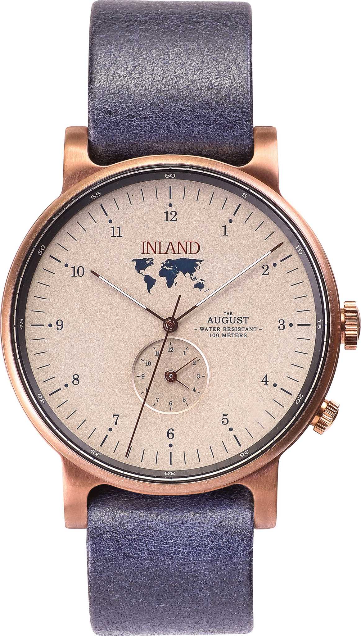 Copper - Sand - Navy Leather