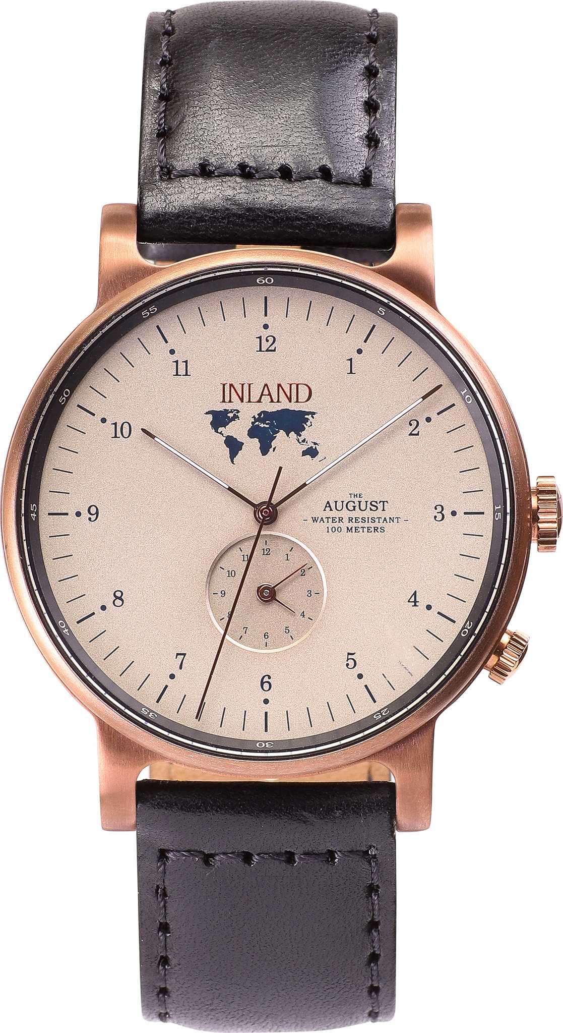 Copper - Sand - Black Leather