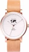 Colour: Rose Gold - White - Natural Leather