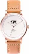 Colour: Rose Gold - White - Natural Leather