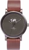 Colour: Charcoal - Olive grey - Brown Leather