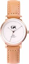Colour: Rose Gold - White - Natural Leather