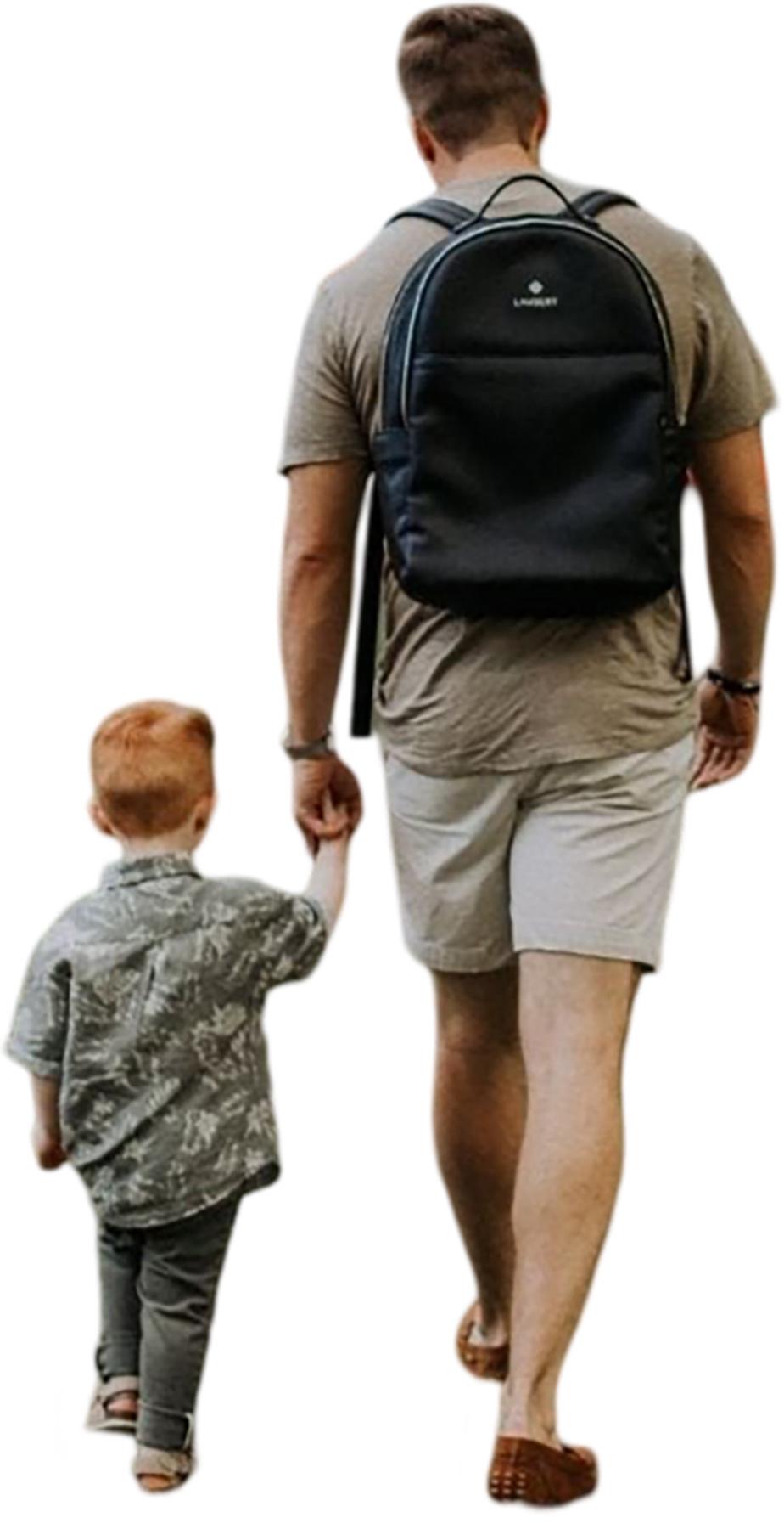 Product gallery image number 6 for product The Charles Vegan Leather Backpack