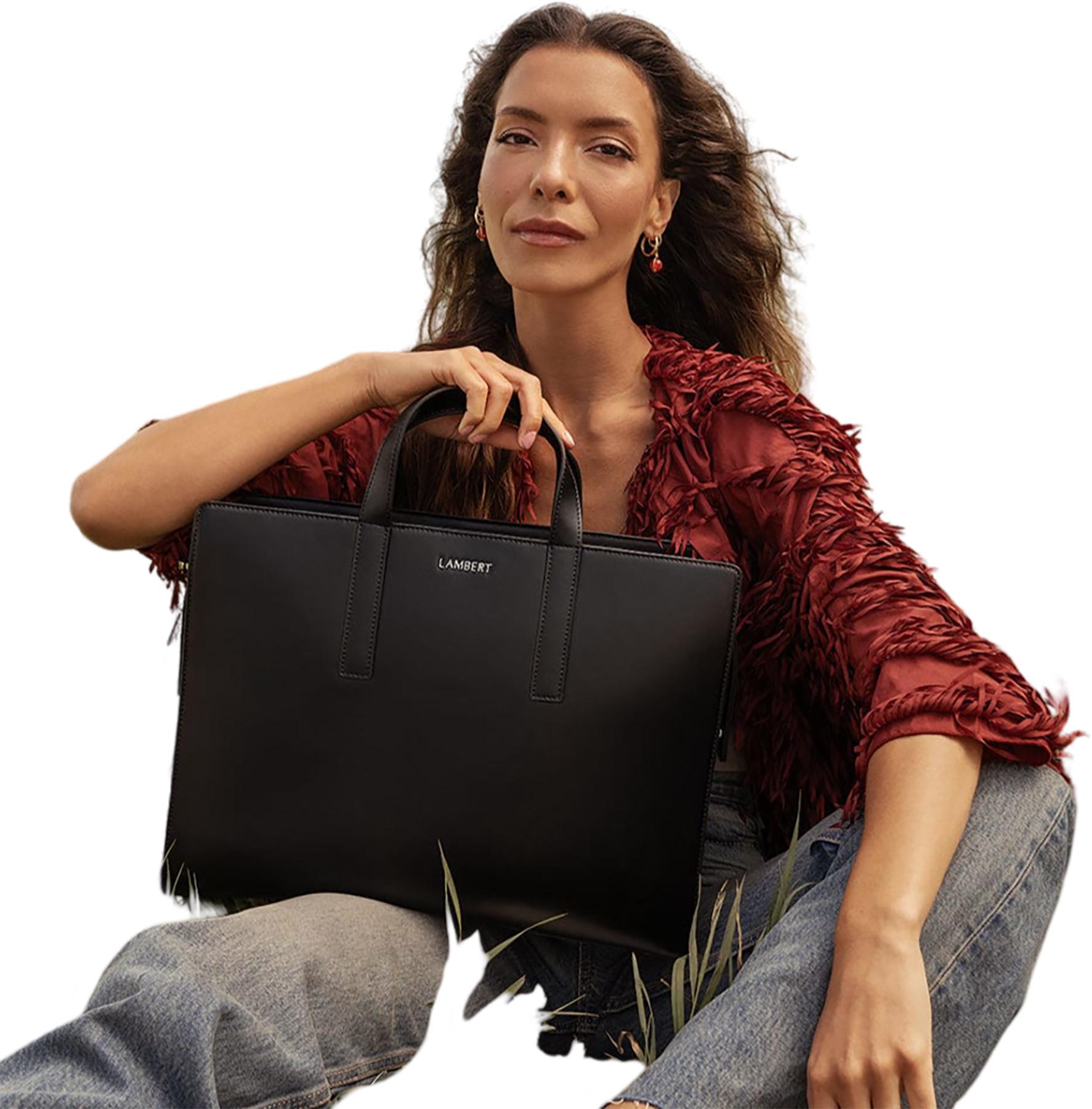 Product gallery image number 6 for product The Helia 2-in-1 Vegan Leather Briefcase - Women's