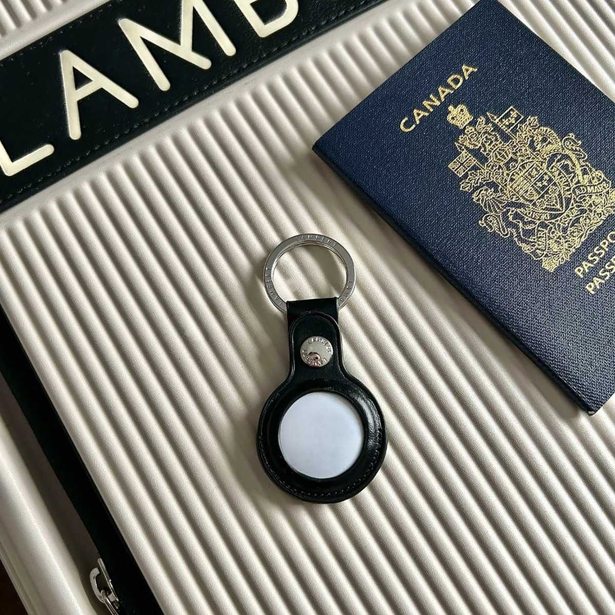 Product image for The Levi Vegan Leather AirTag Case 