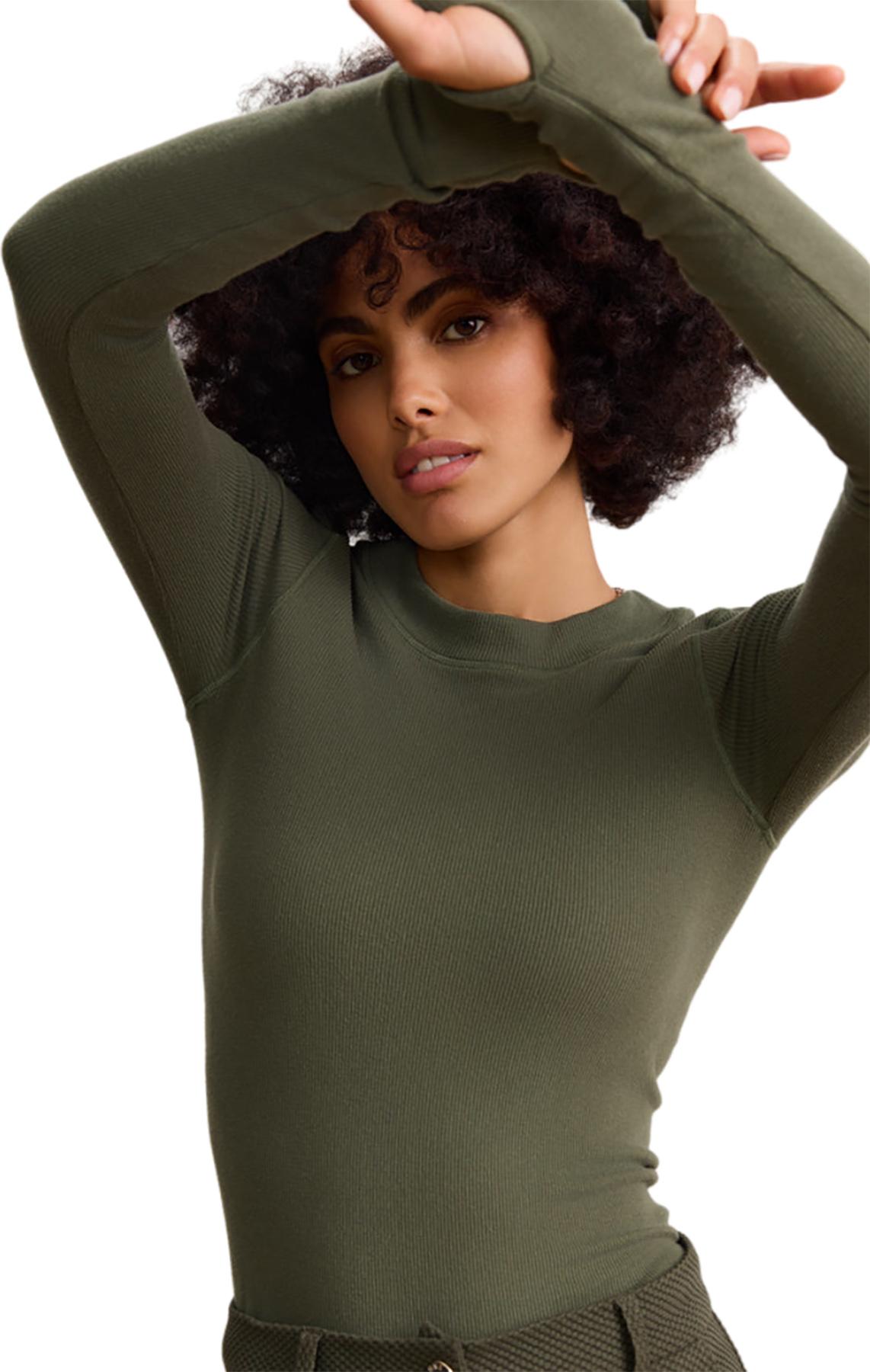 Product gallery image number 2 for product Maia Micromodal Soft Rib Longsleeve T-Shirt - Women's