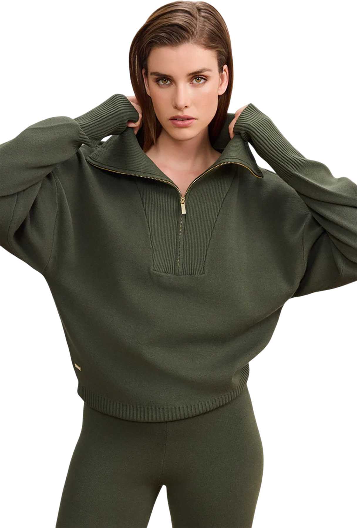 Image de produit pour Chandail à demi-glissière Olly - Femme