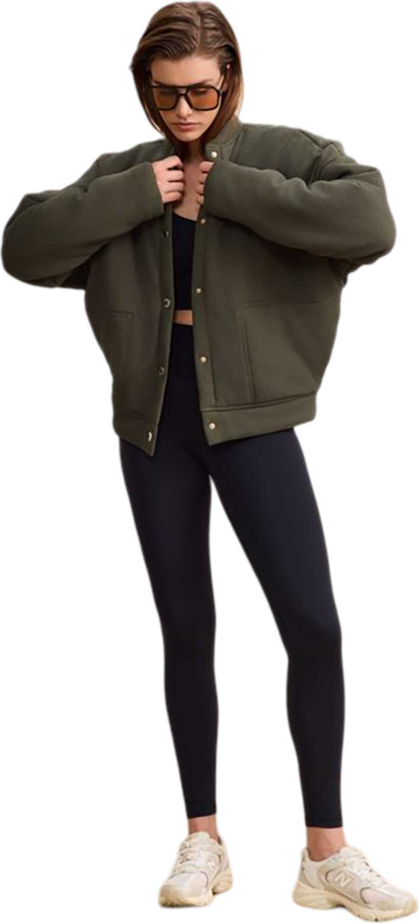 Image de produit pour Blouson aviateur matelassé surdimensionné Moon Classic - Femme