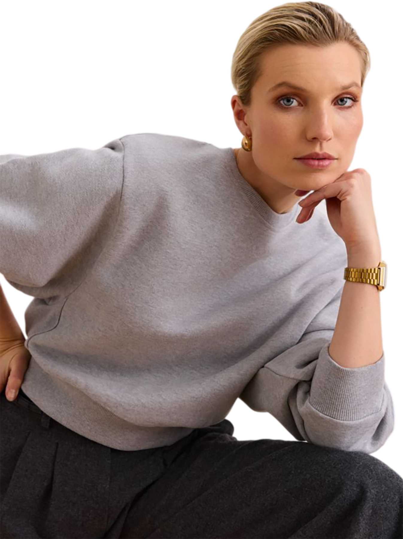 Image de produit pour Chandail à épaules matelassées Zoe - Femme