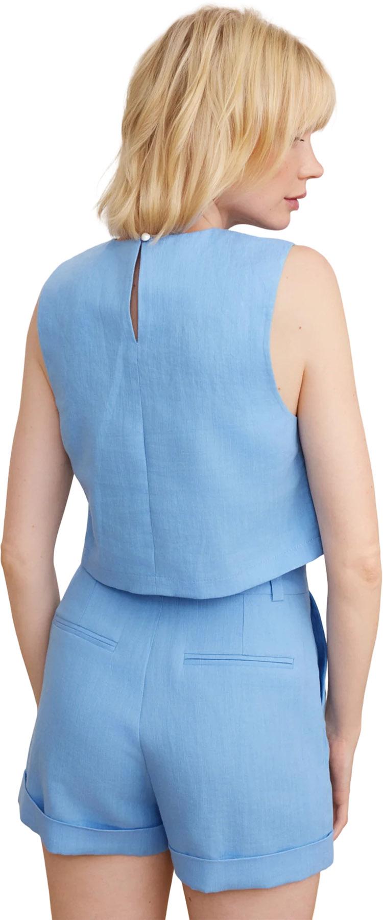 Numéro de l'image de la galerie de produits 3 pour le produit Short ajusté en lin Clover - Femme