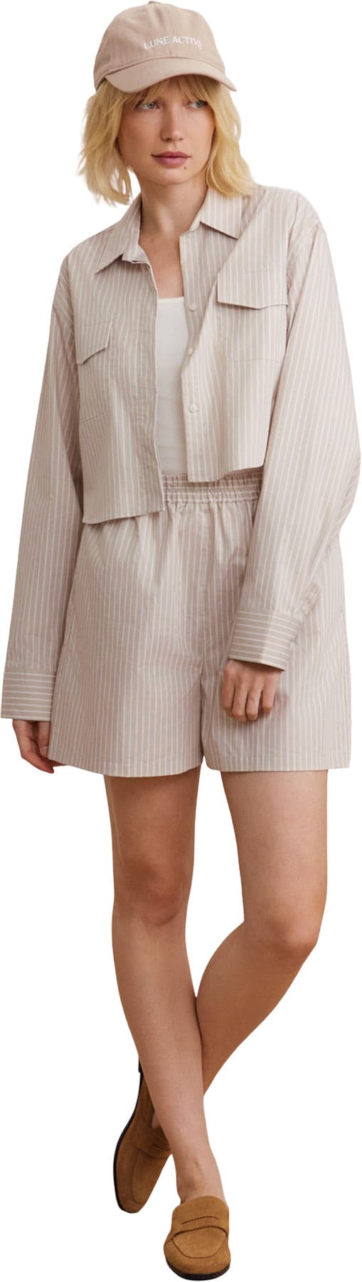 Product image for Jada Striped Cropped Blouse - Women's