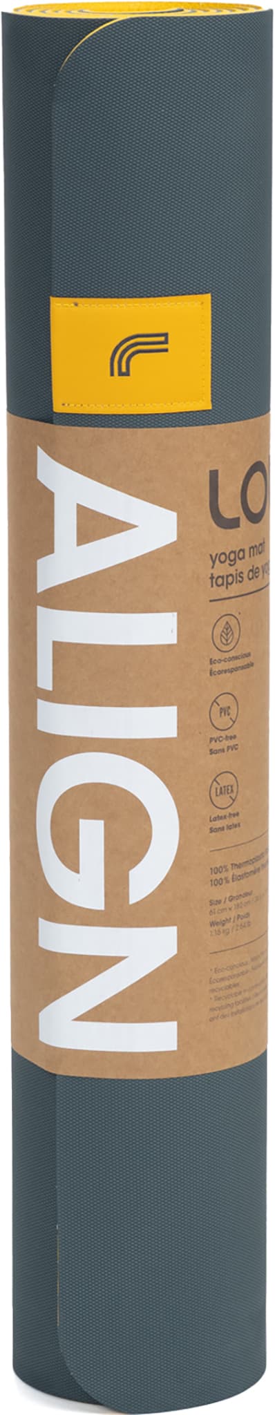 Product gallery image number 1 for product TPE Alignement Yoga Mat - Unisex