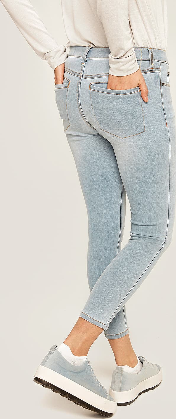 Product gallery image number 4 for product Skinny 7/8 Jeans for yoga - Women's
