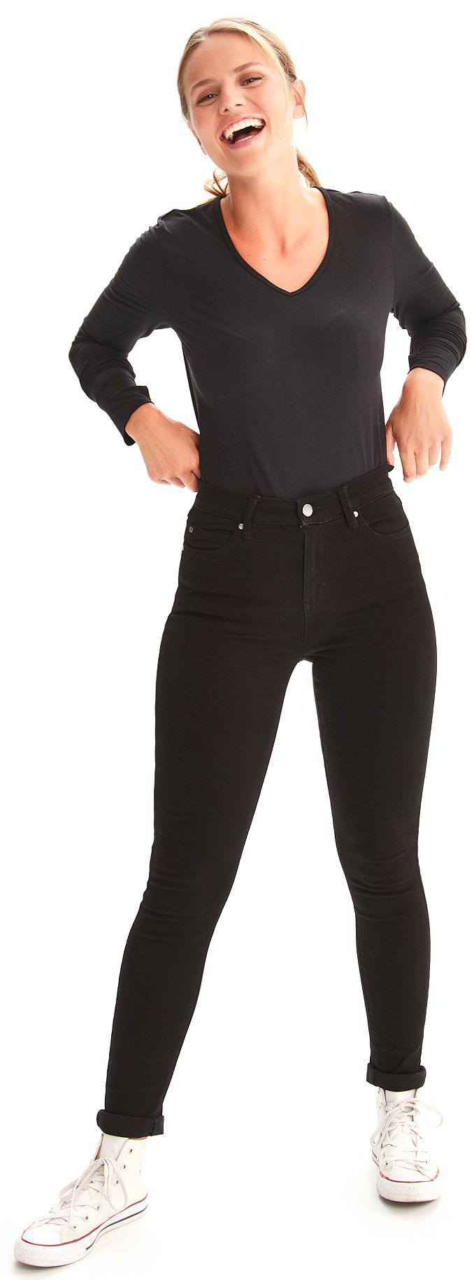 Product gallery image number 2 for product Skinny Long High Waist Jeans - Women's
