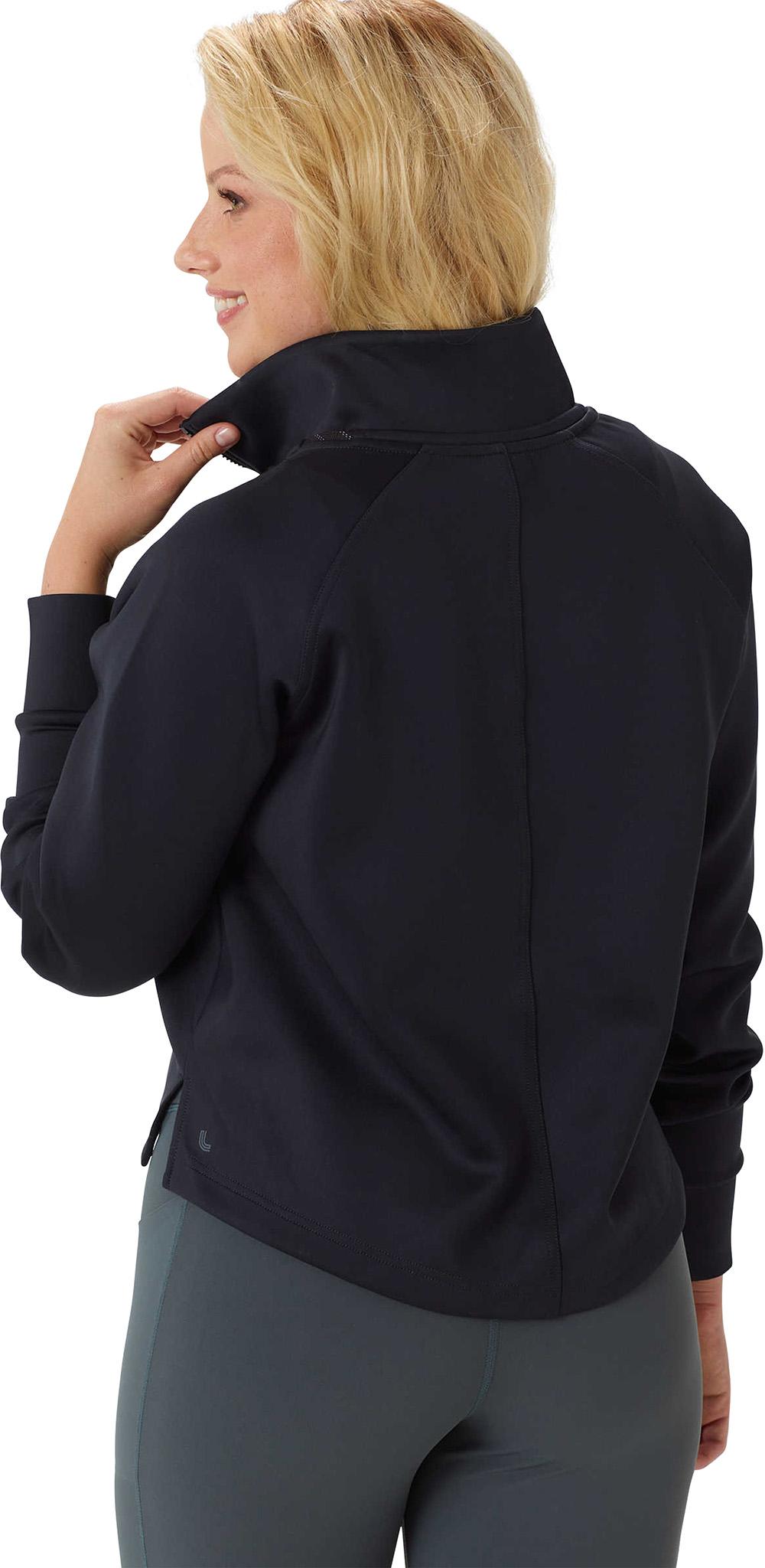 Product gallery image number 2 for product Spacer Half Zip Cropped Sweatshirt - Women's