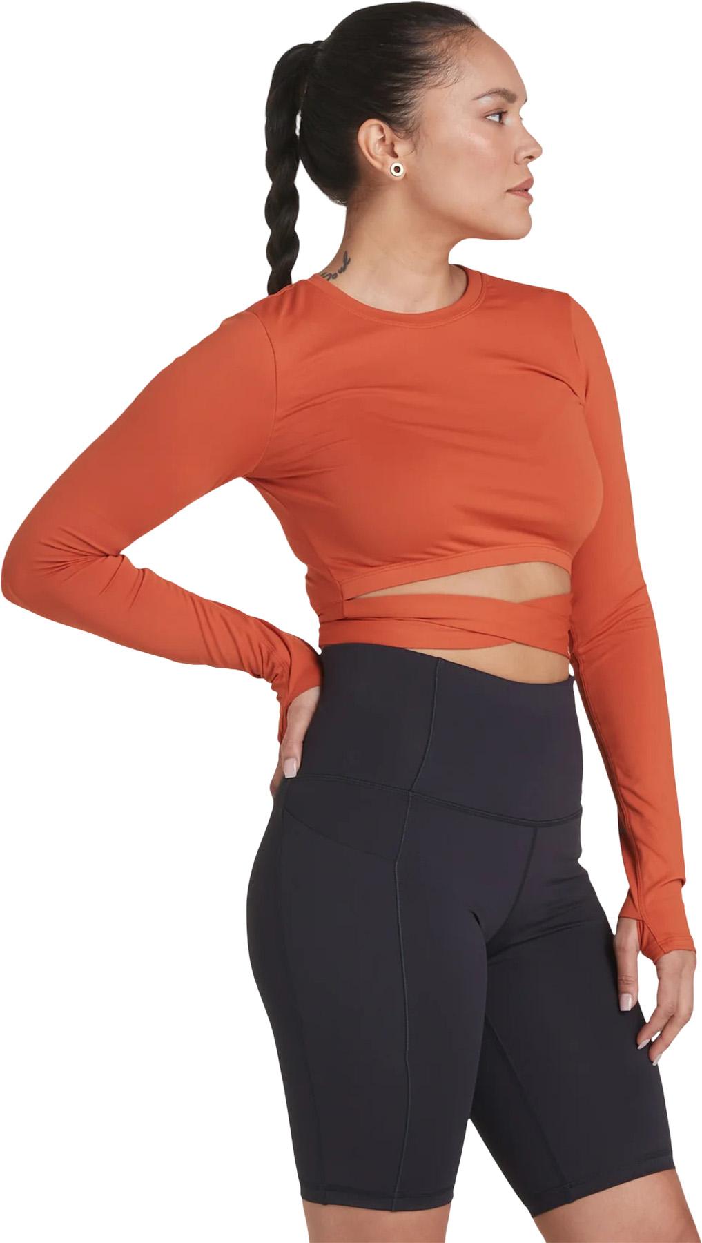 Product gallery image number 4 for product Burst Cropped Long Sleeve Top - Women's