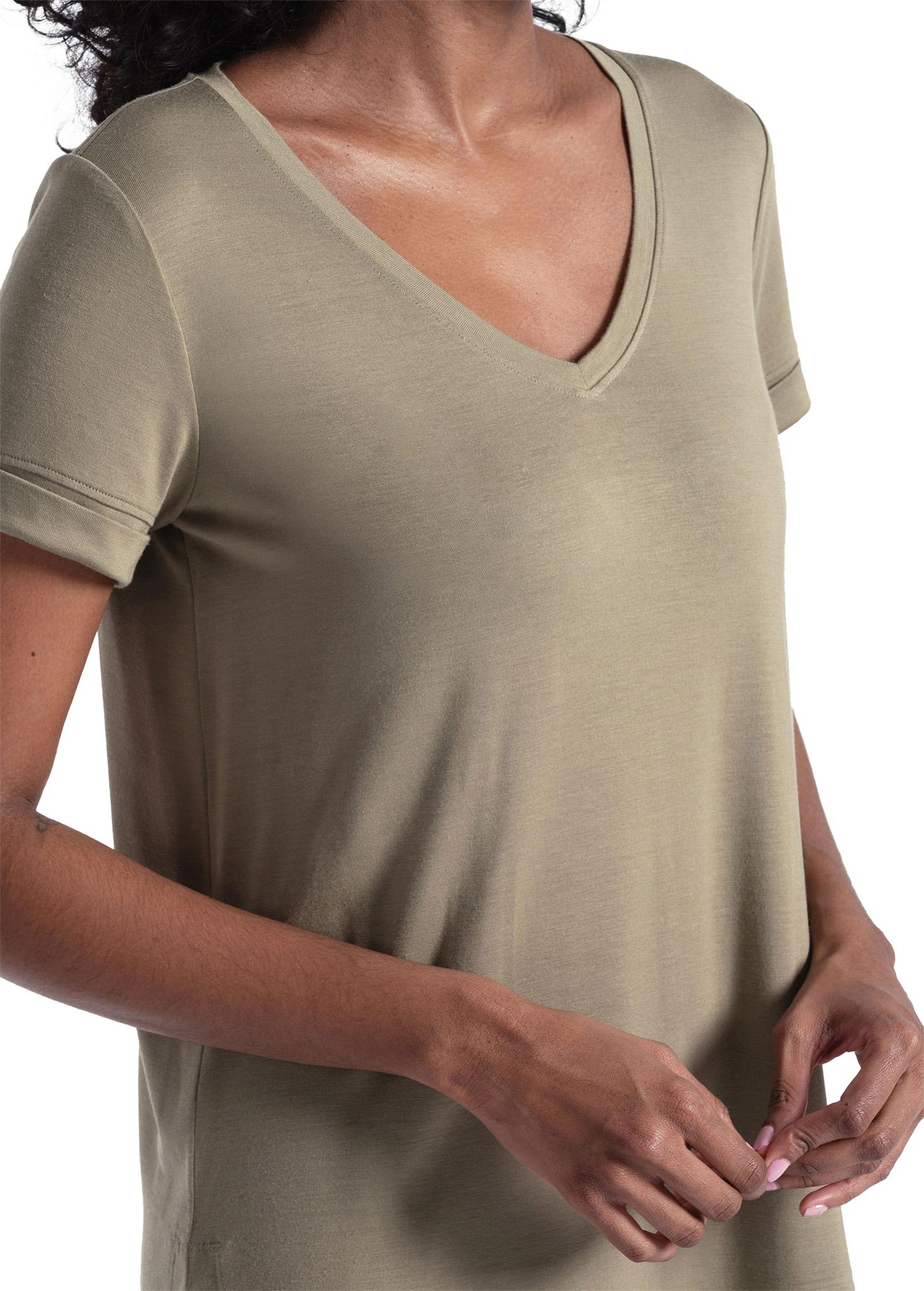 Numéro de l'image de la galerie de produits 3 pour le produit T-shirt à col en V à manches courtes Agda - Femme