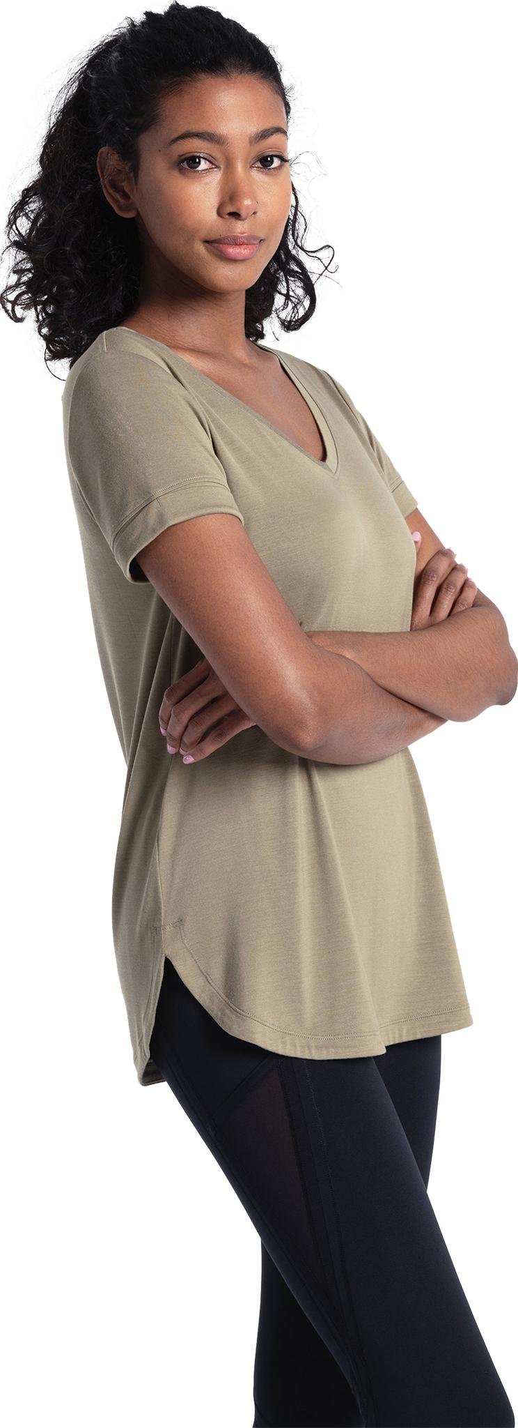 Numéro de l'image de la galerie de produits 4 pour le produit T-shirt à col en V à manches courtes Agda - Femme