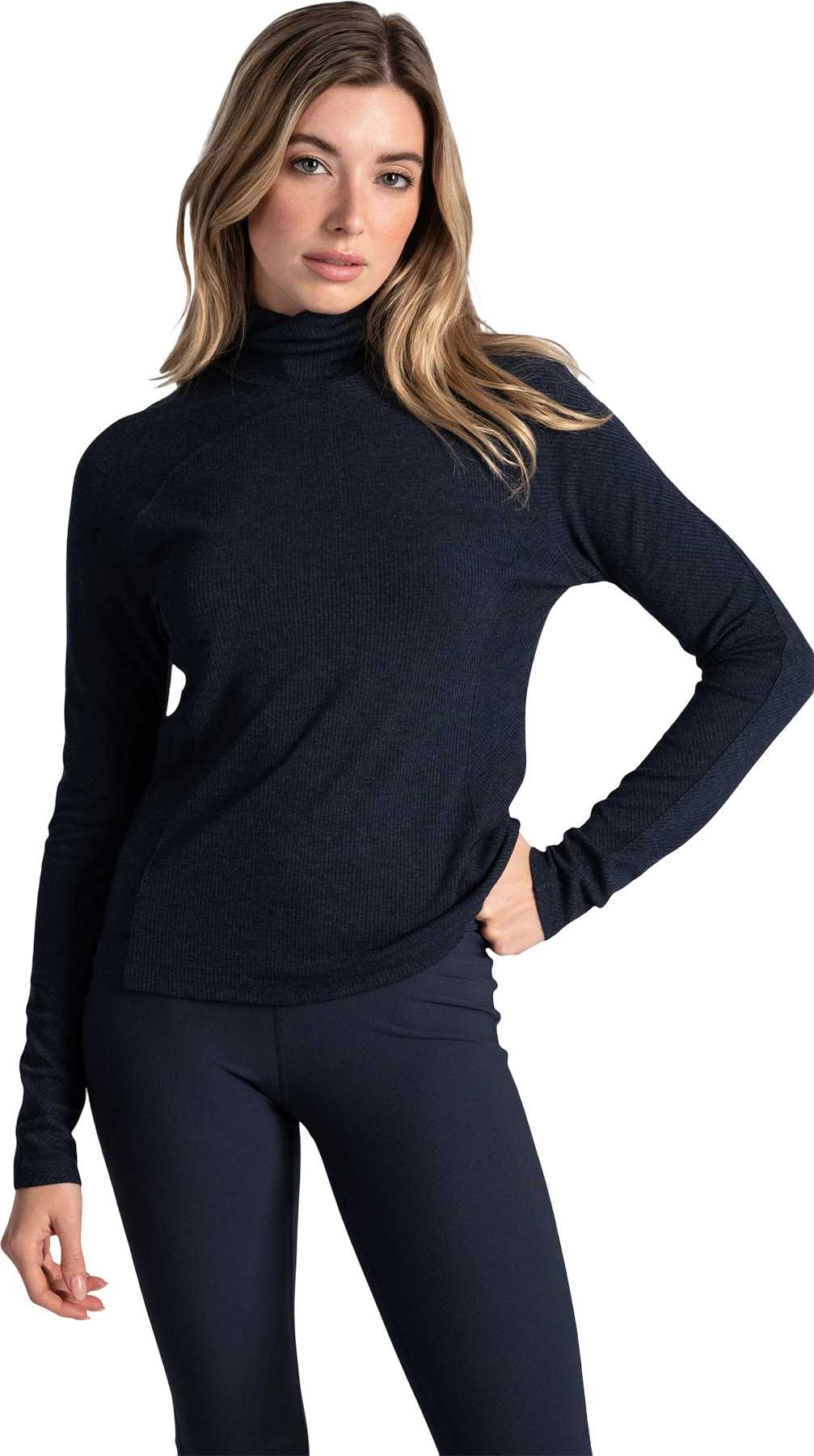 Image de produit pour Haut à manches longues et col roulé Traverse - Femme