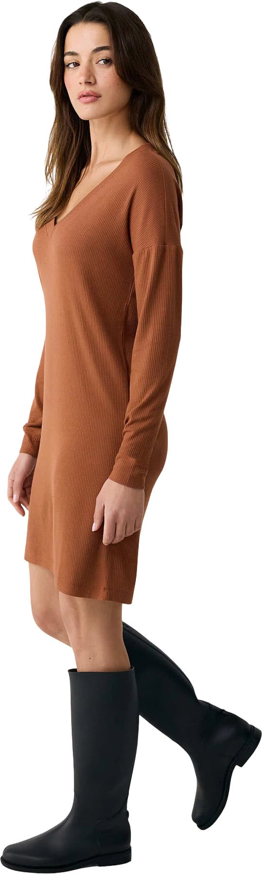 Numéro de l'image de la galerie de produits 5 pour le produit Robe à col en V Traverse - Femme