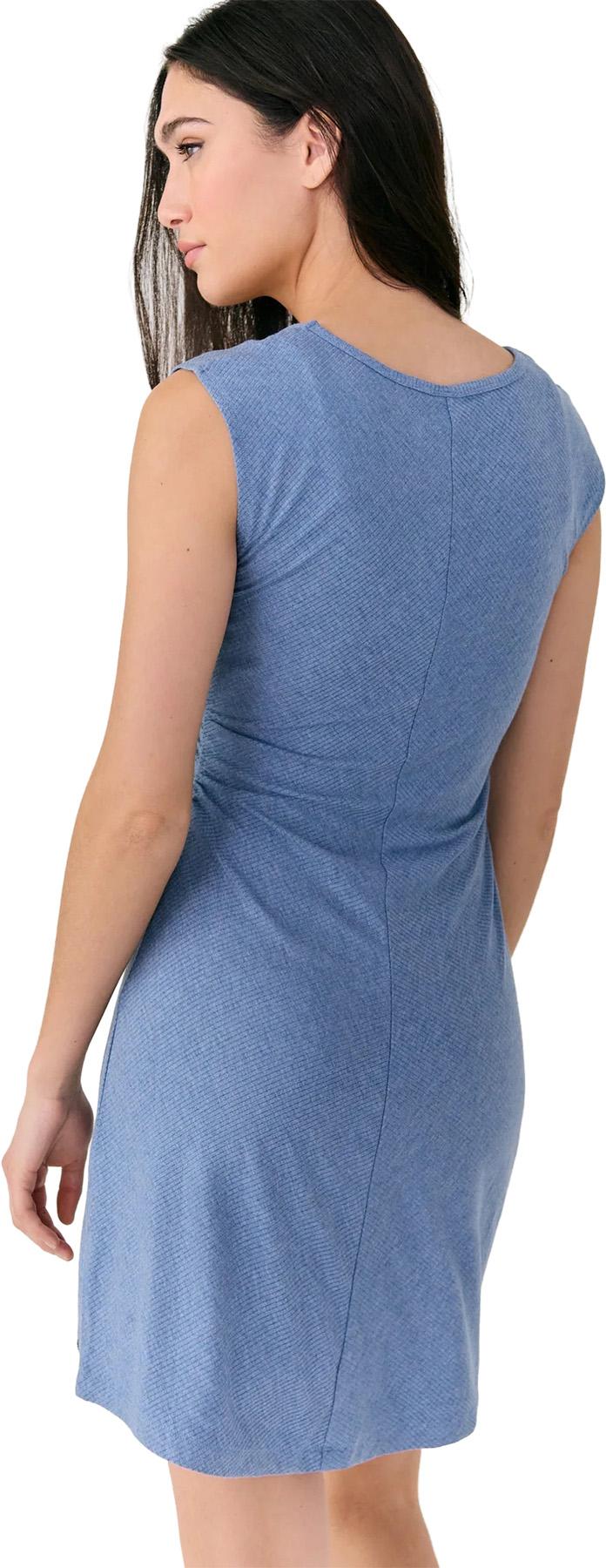 Product gallery image number 2 for product Robe à manches courtes Traverse Ruched - Femme