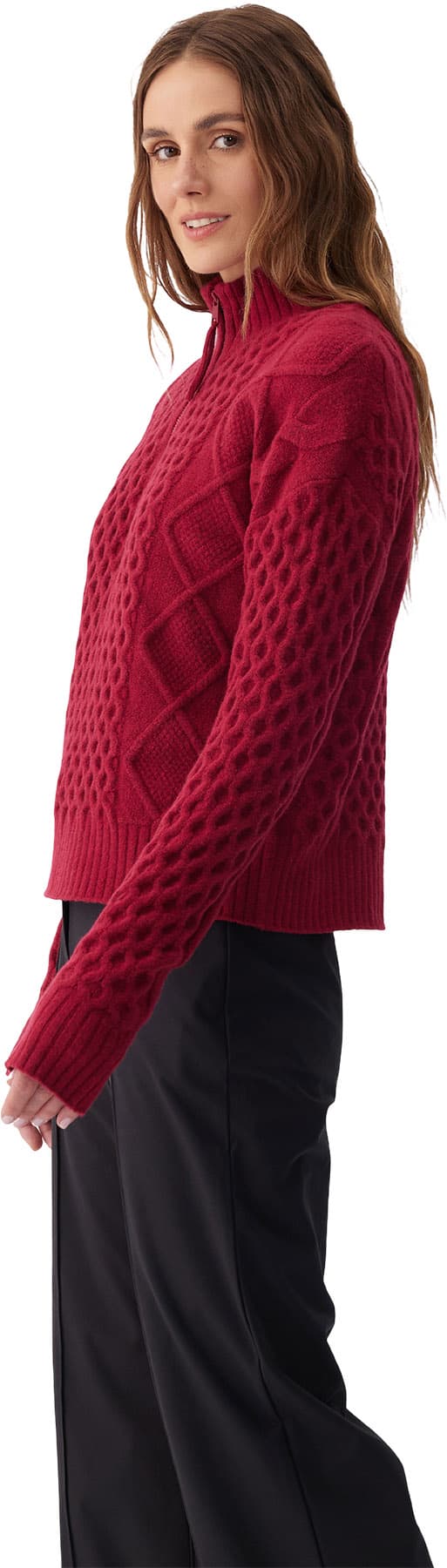 Numéro de l'image de la galerie de produits 4 pour le produit Chandail à demi-glissière Camila - Femme