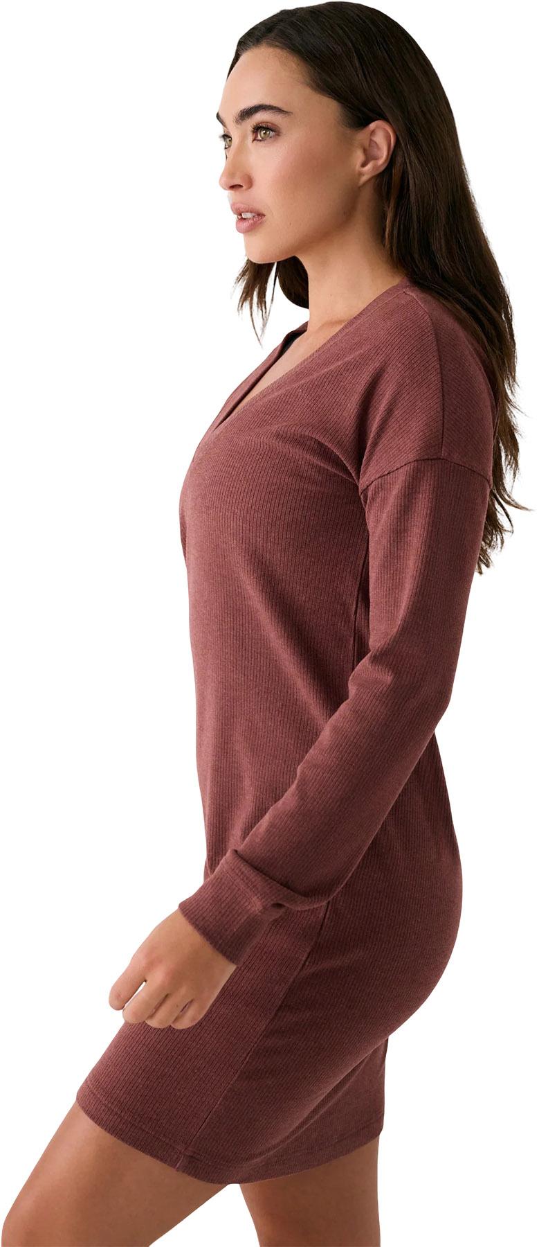 Product gallery image number 4 for product Robe à col en V Traverse - Femme