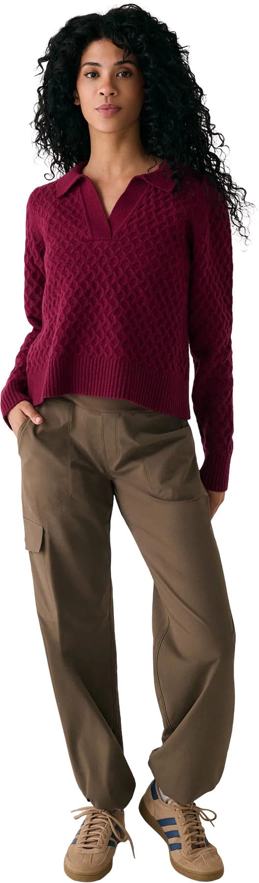 Product gallery image number 3 for product Verdun Polo Sweater - Women's