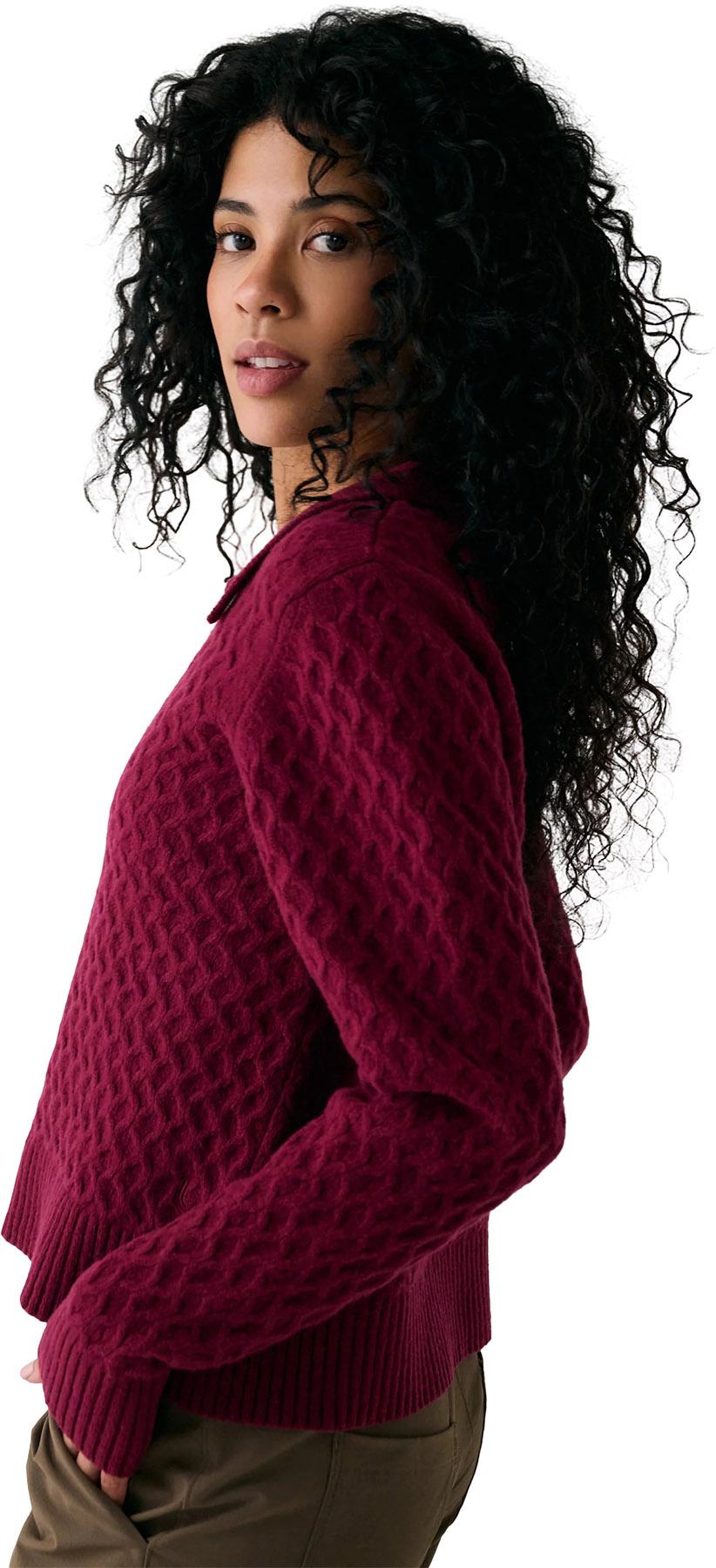 Product gallery image number 4 for product Verdun Polo Sweater - Women's