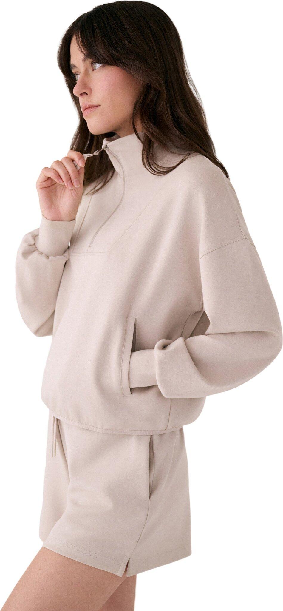 Product gallery image number 3 for product Haut Flow 1/2 zip - Femme
