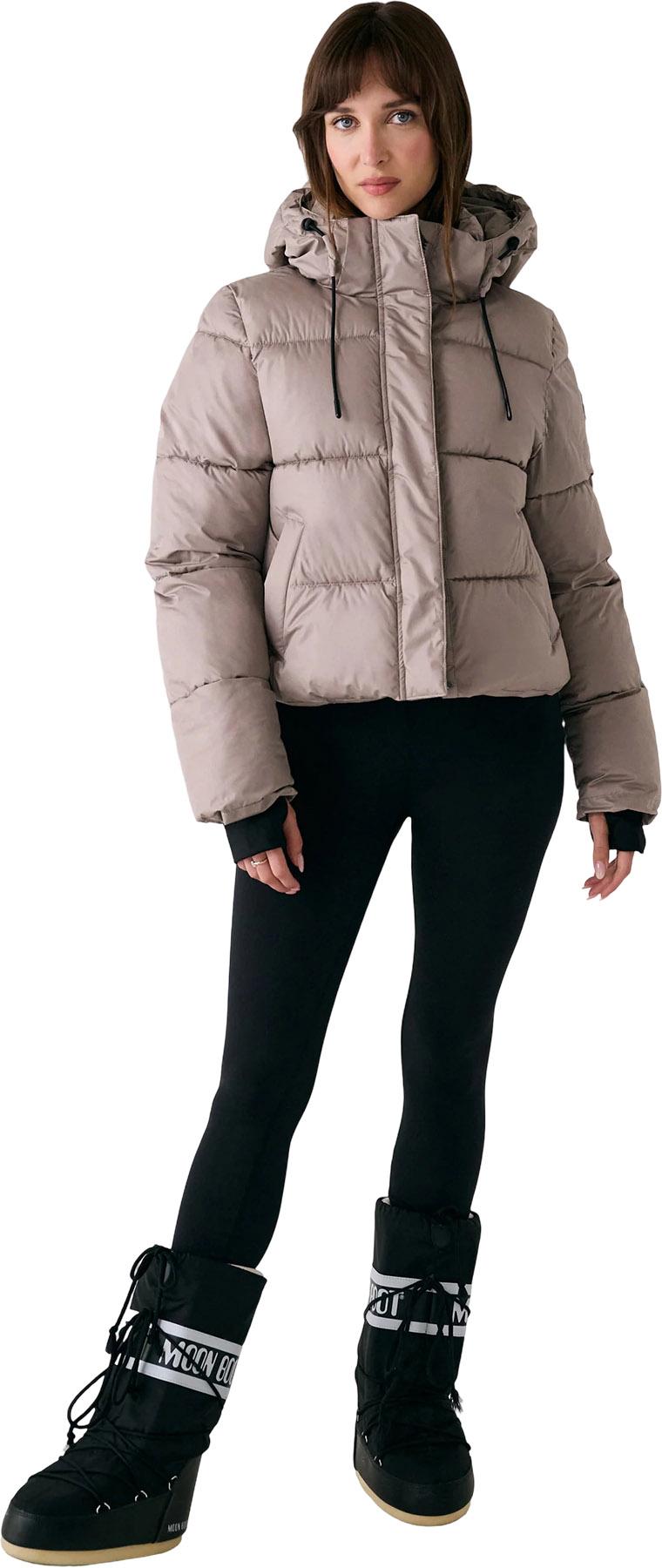 Product image for London Cropped Puffer Hooded Jacket - Women's