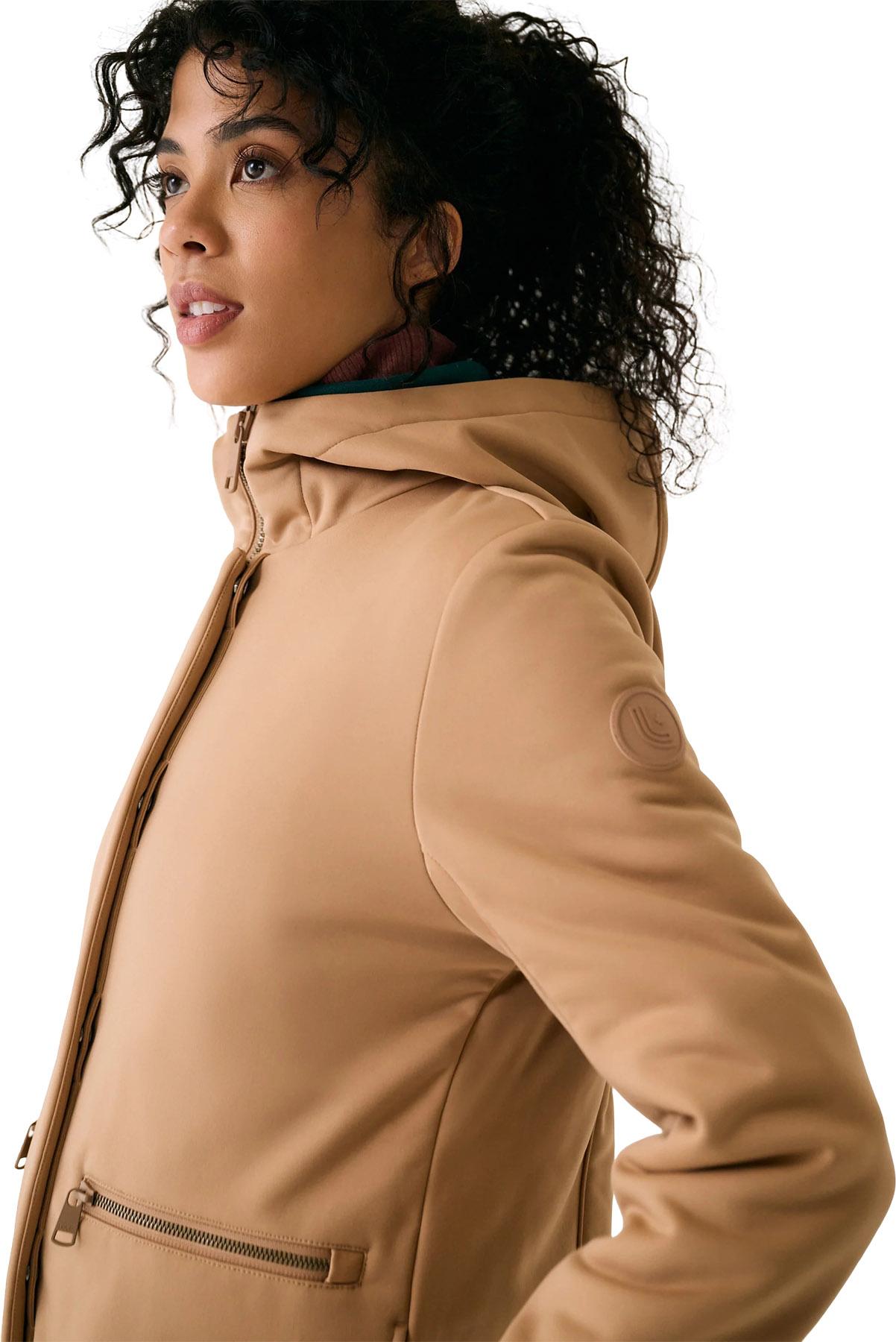 Product gallery image number 3 for product Manteau coquille souple Flor - Femme