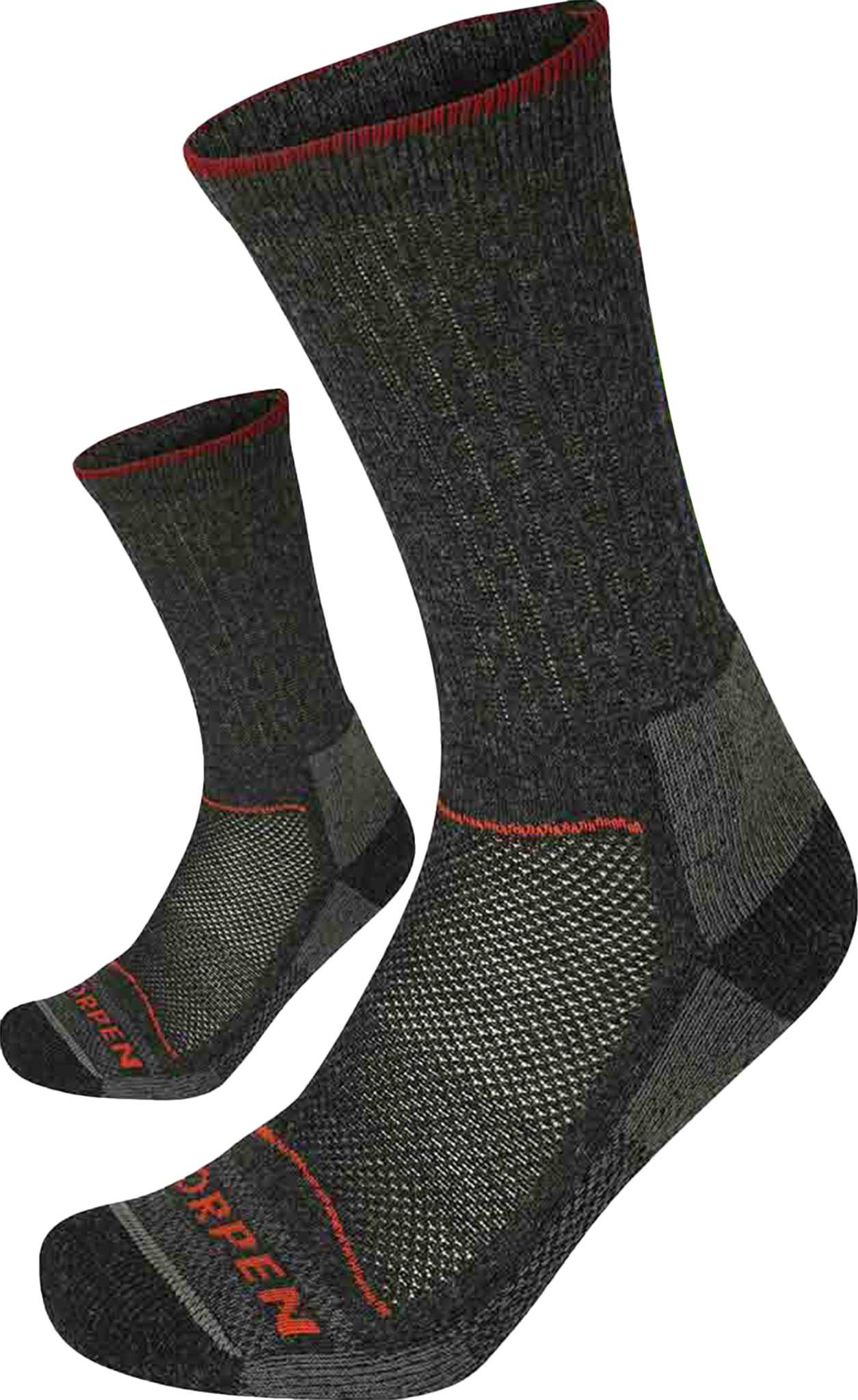 Image de produit pour Chaussettes de randonnée en laine mérinos paquet de 2 T2 Eco - Unisexe