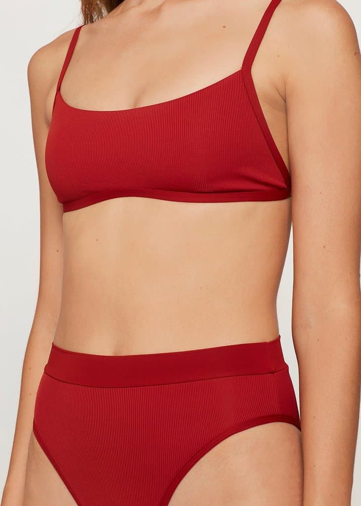 Product gallery image number 4 for product Ribbed Frenchi Bikini Bottom - Women