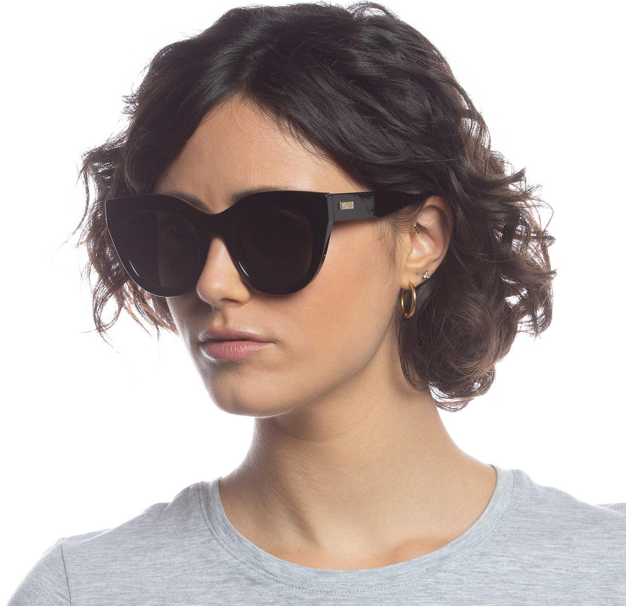 Product gallery image number 3 for product Air Heart Black Sunglasses - Women's