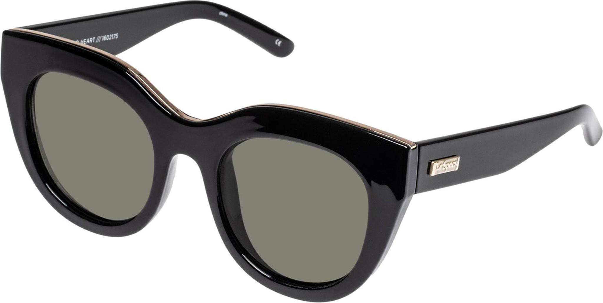 Product gallery image number 4 for product Air Heart Black Sunglasses - Women's