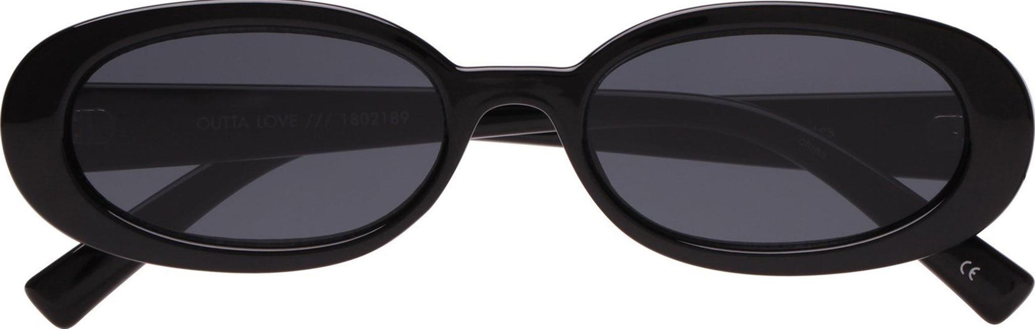 Product gallery image number 3 for product Outta Love Black Sunglasses