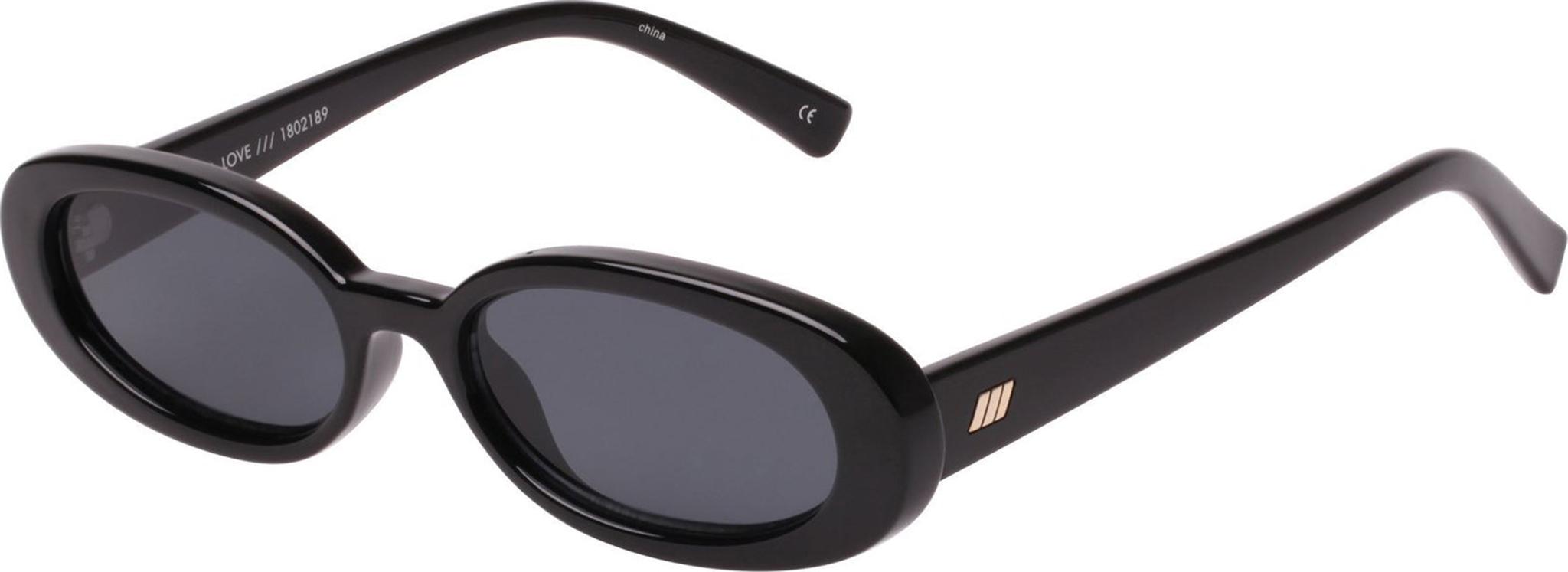 Product gallery image number 4 for product Outta Love Black Sunglasses