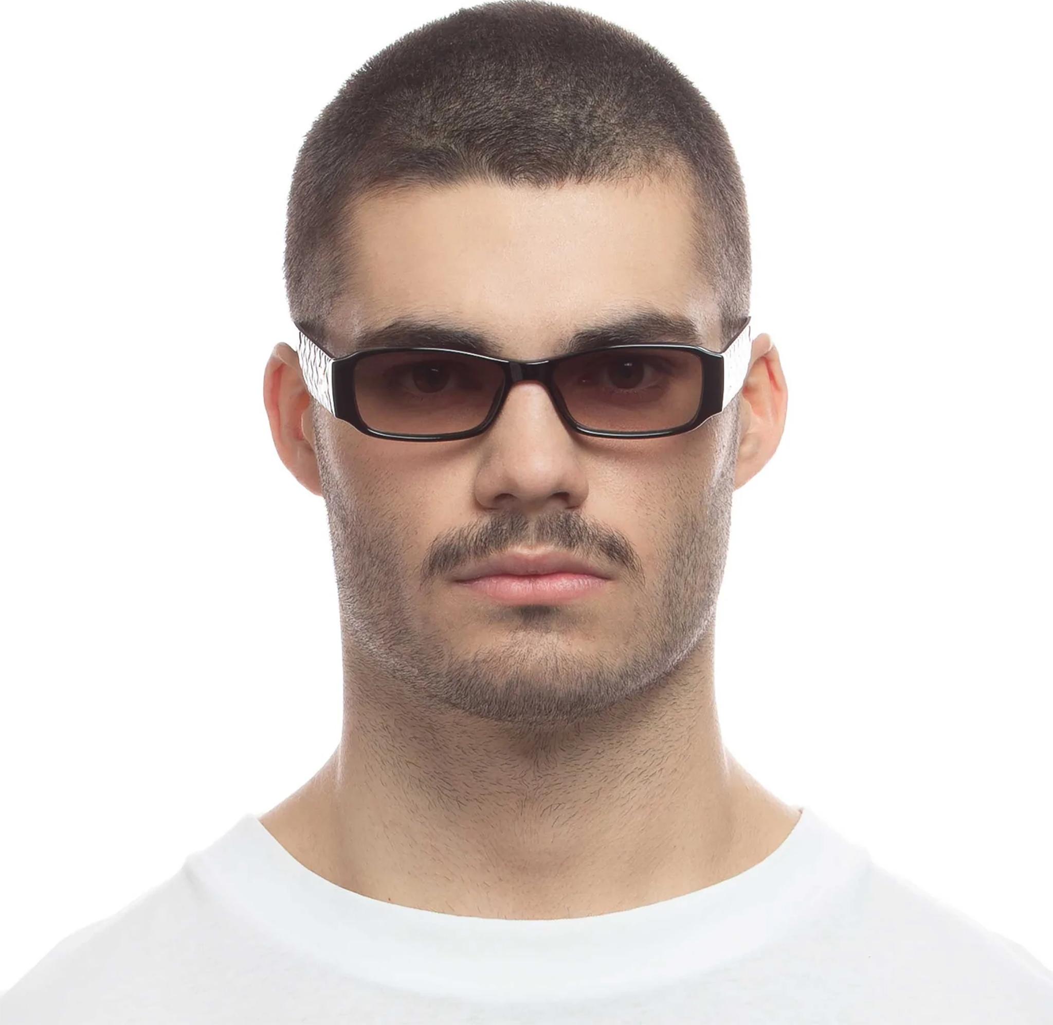 Product gallery image number 3 for product Tres Gauche Black Sunglasses - Unisex