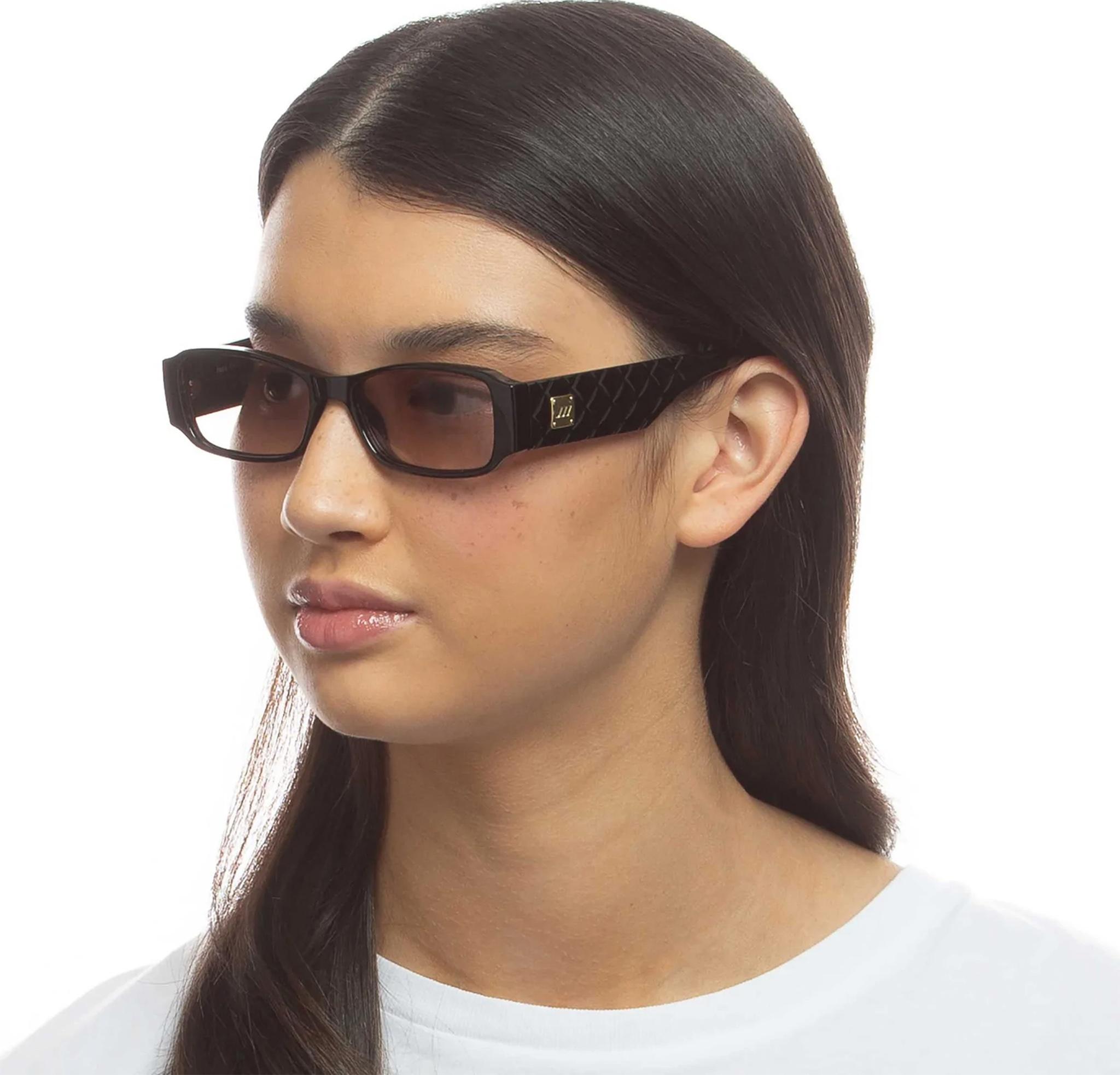 Product gallery image number 5 for product Tres Gauche Black Sunglasses - Unisex