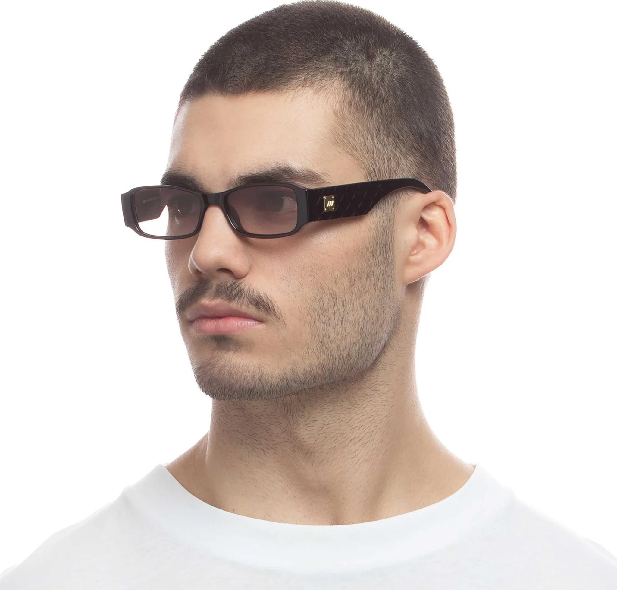 Product gallery image number 6 for product Tres Gauche Black Sunglasses - Unisex