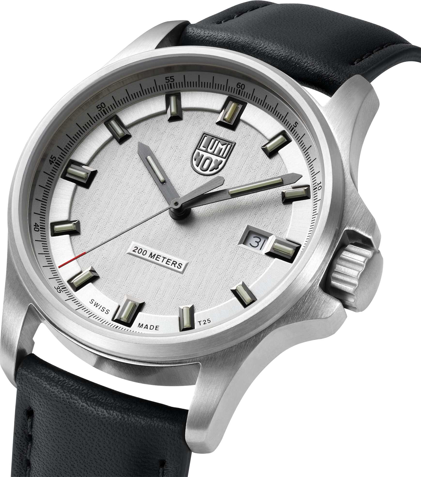 Numéro de l'image de la galerie de produits 4 pour le produit Montre Dress Filed série 1830 - 42mm - Bracelet noir en cuir