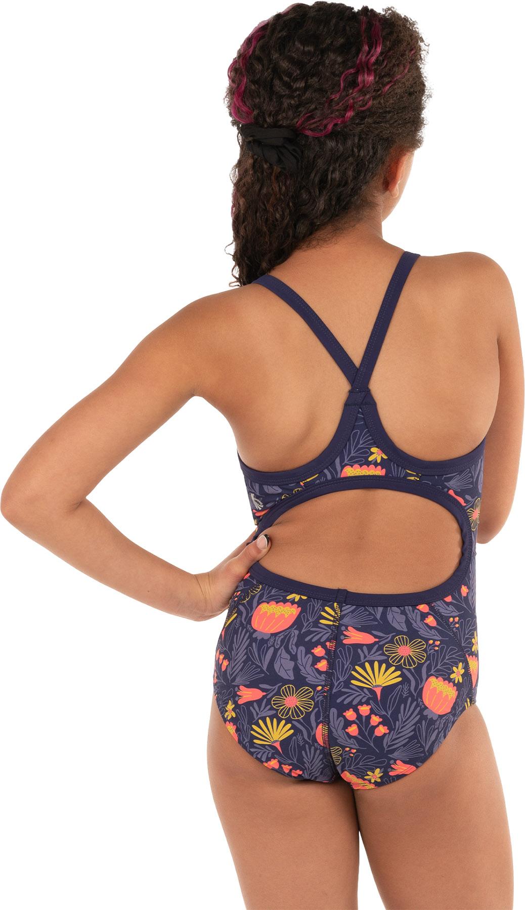 Product gallery image number 2 for product Taylor Thin Strap One Piece Swimsuit - Girls