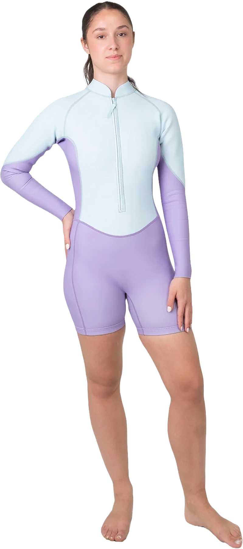 Image de produit pour Maillot de bain une pièce à manches longues en néoprène Gamora - Femme